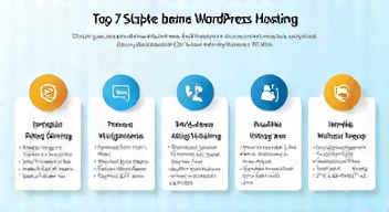 Das sind die Top 7 Schritte beim WordPress Hosting