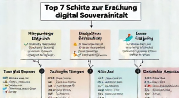 Das sind die Top 7 Schritte beim Erreichen digitaler Souveränität