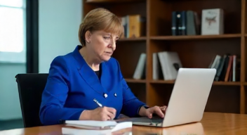 Ich bin Dr. Angela Merkel, Politikwissenschaftlerin, und reflektiere über politische Aspekte im Webdesign (9/10)